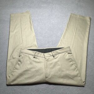 JM Haggar Dress Pants Mens 34x30 Premium Flex Waistband Classic Fit Stretch‎